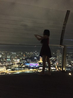 night girl in singapore